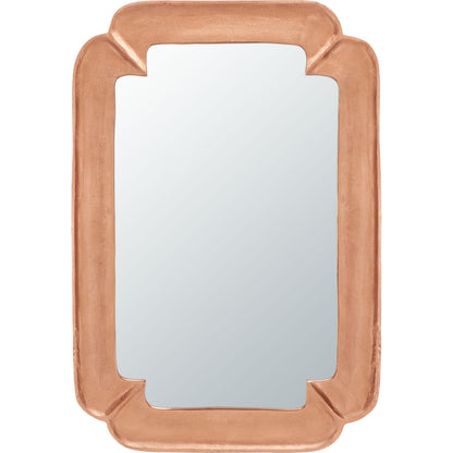 Kay Mirror by HedgeApple Essentials in copper. Made from iron, glass in a modern style.