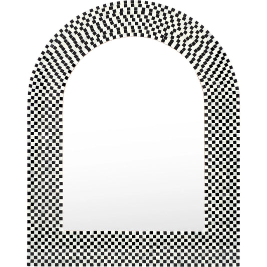 Terrebonne Mirror by HedgeApple Essentials in black, white. Made from unique in a unique style.