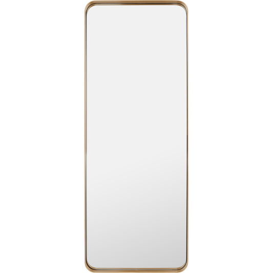 Levy Mirror by HedgeApple Essentials in gold. Made from iron in a traditional style.