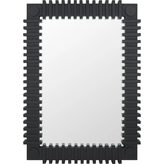 Wheatland Wall Mirror by HedgeApple Essentials in black. Made from firwood, glass, mdf in a unique style.