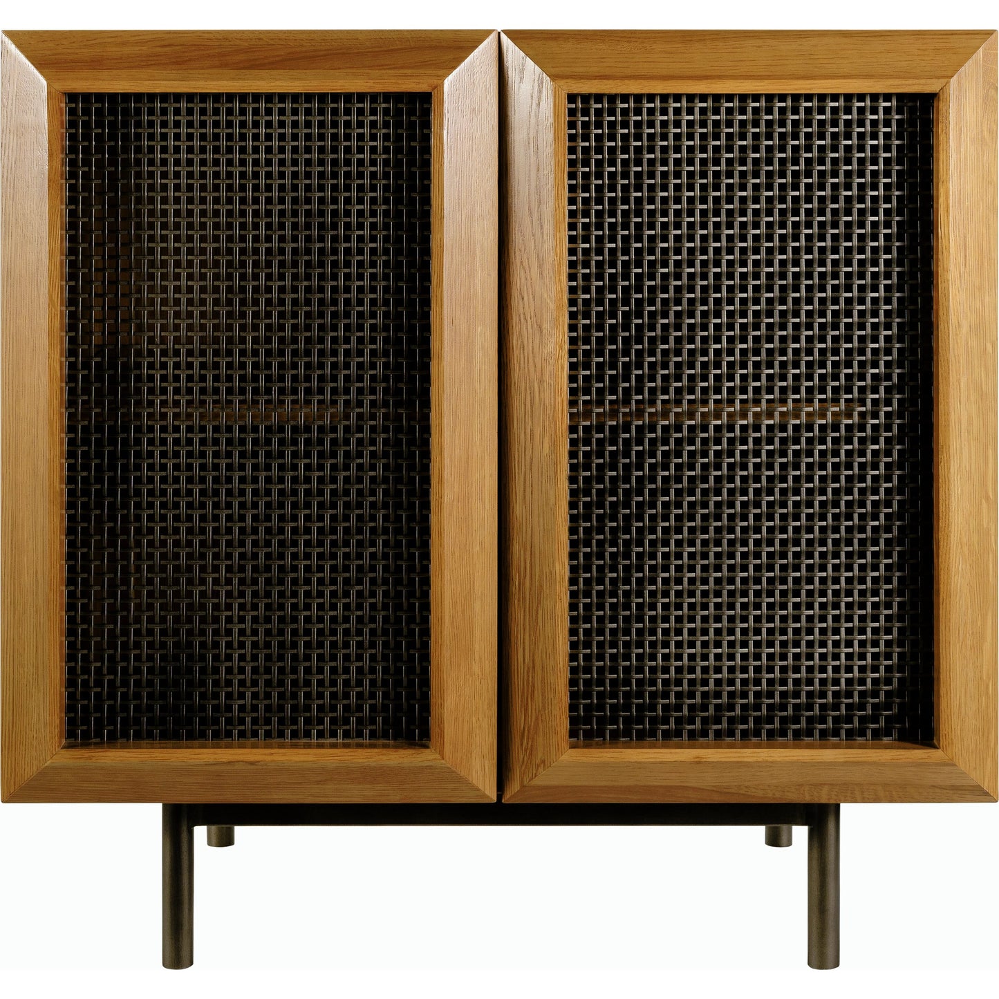 003 SI-2133369 | Additional Silo | Marshall - 531938 by Surya in metallic pewter, brown and wood finish. Made from top: oak, base: metal in a transitional style.