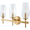Metallic Brass, Clear, White