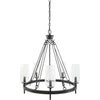Clear, Black / 25"L x 25"W x 26"H