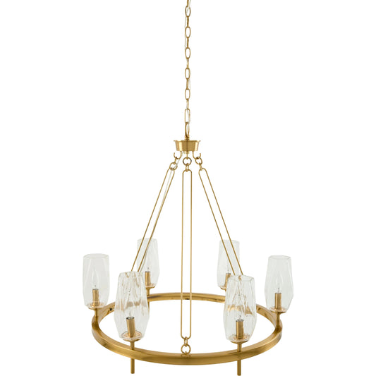 Merivelle Chandelier by Surya. Made from iron, glass in a unique style.