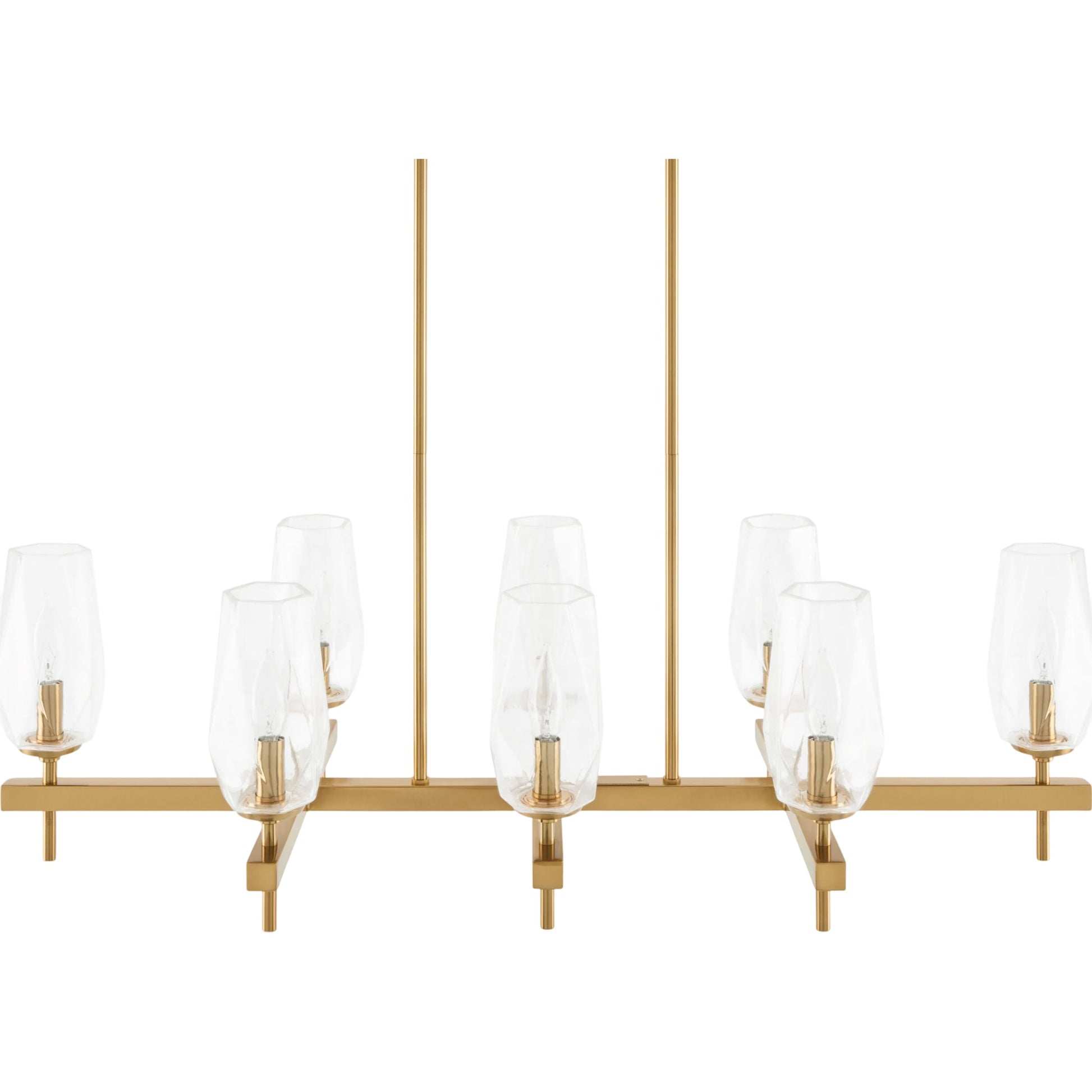 Merivelle Chandelier by Surya. Made from iron, glass in a unique style.