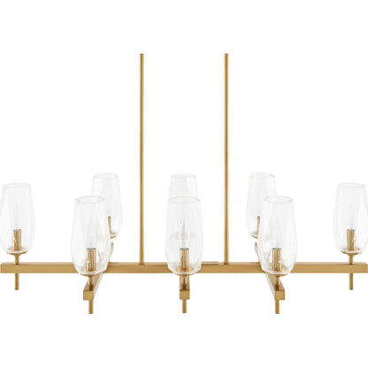 Merivelle Chandelier by Surya. Made from iron, glass in a unique style.