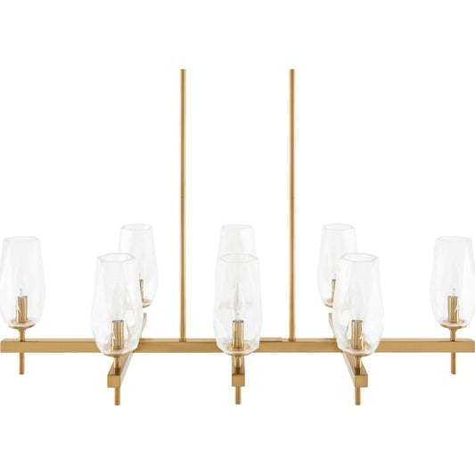 Merivelle Chandelier by Surya. Made from iron, glass in a unique style.