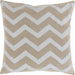 Metallic Stamped Pillow - 16057 by Surya. Made from 100% linen in a modern style.