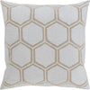 Light Gray, Beige / Down Feather / 20" x 20"