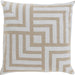 Metallic Stamped Pillow - 13783 by Surya. Made from 100% linen in a modern style.
