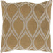 Metallic Stamped Pillow - 13299 by Surya. Made from 100% linen in a modern style.