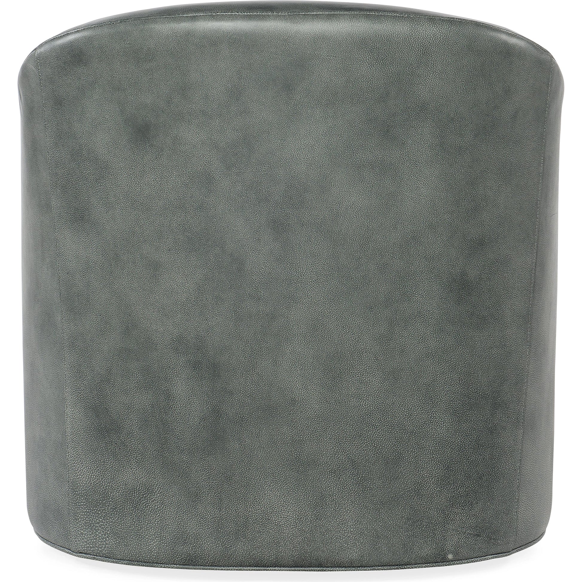 Gideon Swivel Club Chair by Hooker Furniture in grey and landscape frozen valley. Made from leather in a transitional style.