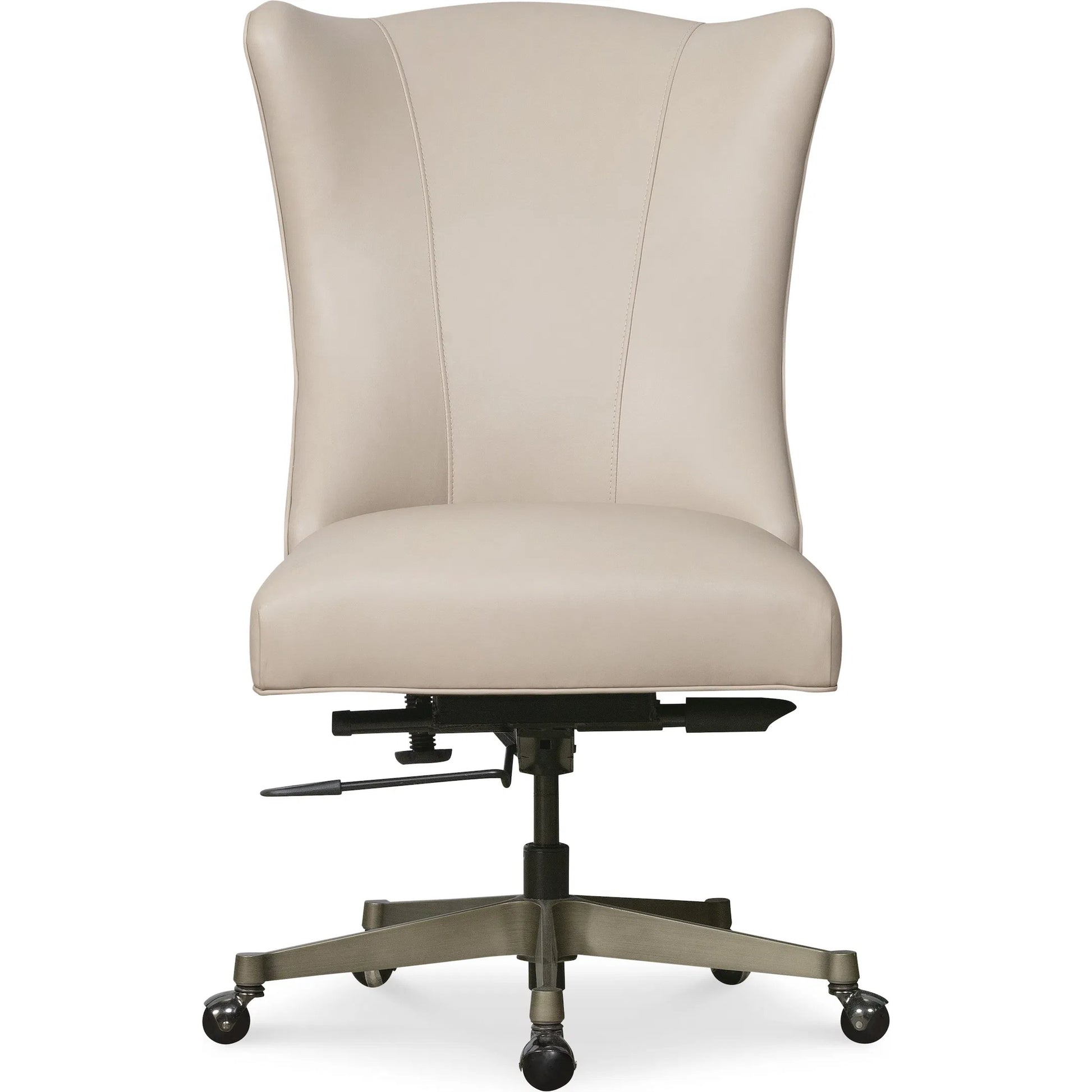 Lynn Executive Swivel Tilt Chair by Hooker Furniture in apollo mineral. Made from leather in a unique style.