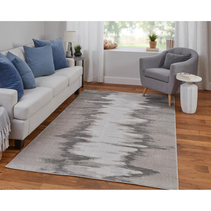 Micah Rug - 39LQF by Feizy in gray, taupe, ivory. Made from polyester, polypropylene in a unique style.