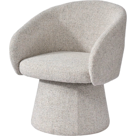 Misha Club Chair by LH Imports in sand. Made from polyester, foam, iron, plywood in a unique style.