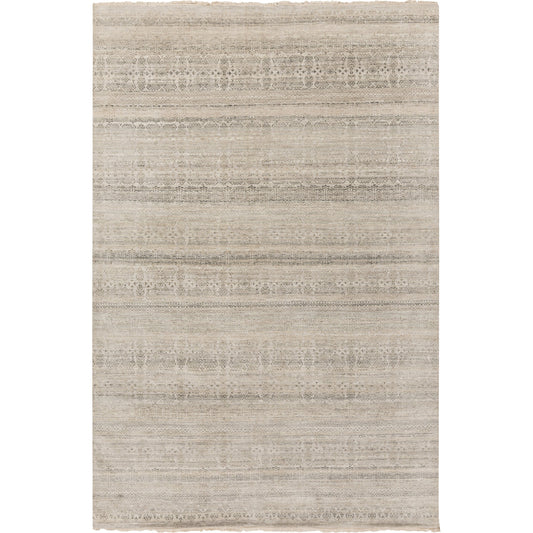 MSH-4000 Rug by Surya in taupe, brown, beige, off-white. Made from 70% wool, 30% silk in a unique style.
