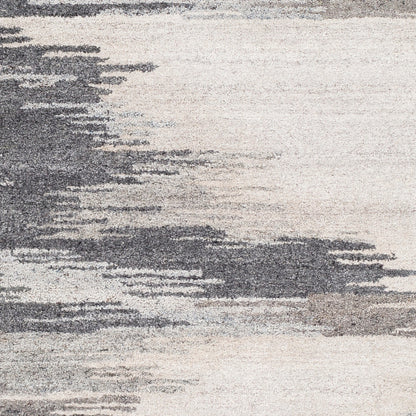Montclair Rug - 24646 by Surya in charcoal, taupe, medium gray, dusty sage. Made from 80% wool, 20% viscose in a unique style.