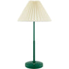 White, Dark Green, Cream