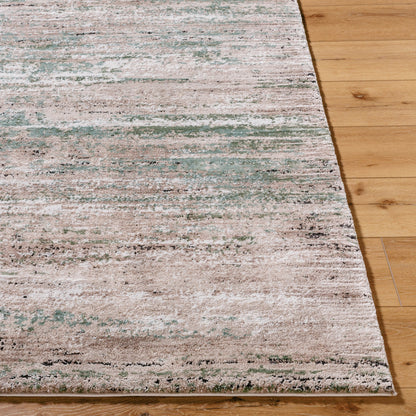 Montana Rug - 536259 by Livabliss in light beige, tan, ivory, seafoam, dusty sage, black. Made from polypropylene, polyester in a unique style.