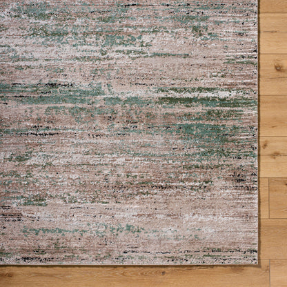 Montana Rug - 536259 by Livabliss in light beige, tan, ivory, seafoam, dusty sage, black. Made from polypropylene, polyester in a unique style.