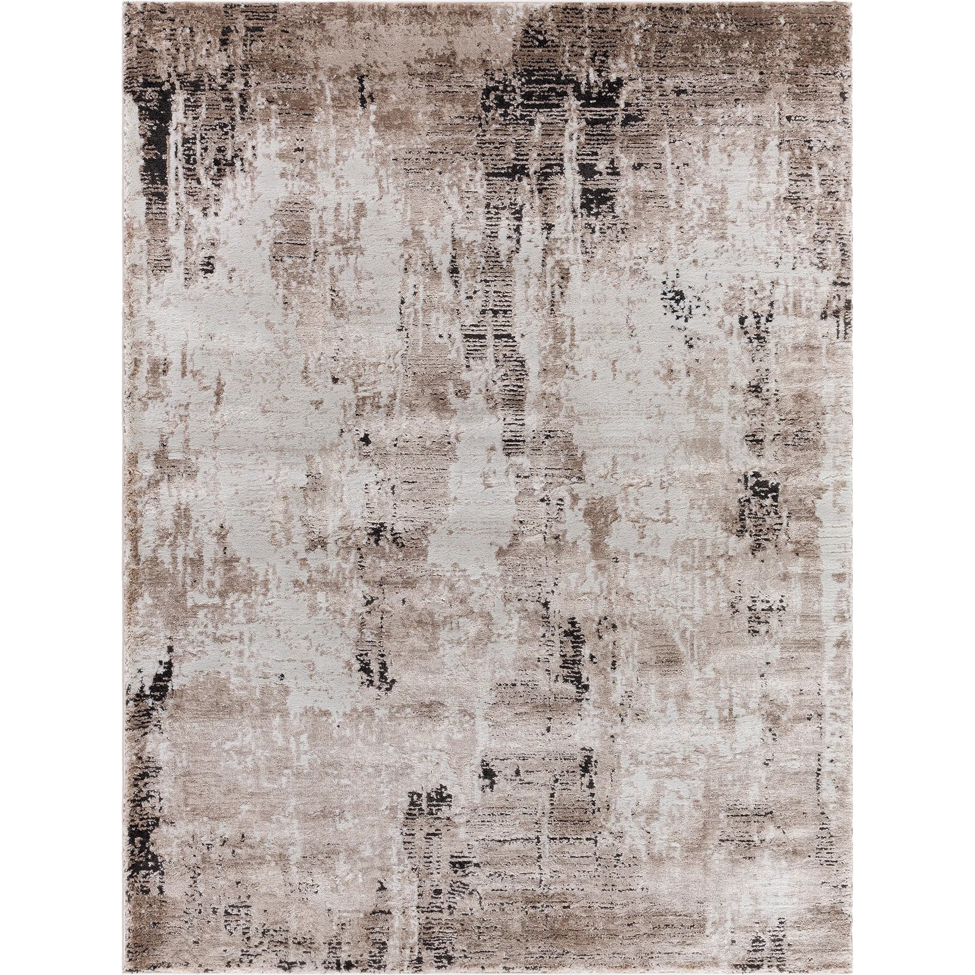 Montana Rug - 536266 by Livabliss in light beige, tan, ivory, black. Made from polypropylene, polyester in a unique style.
