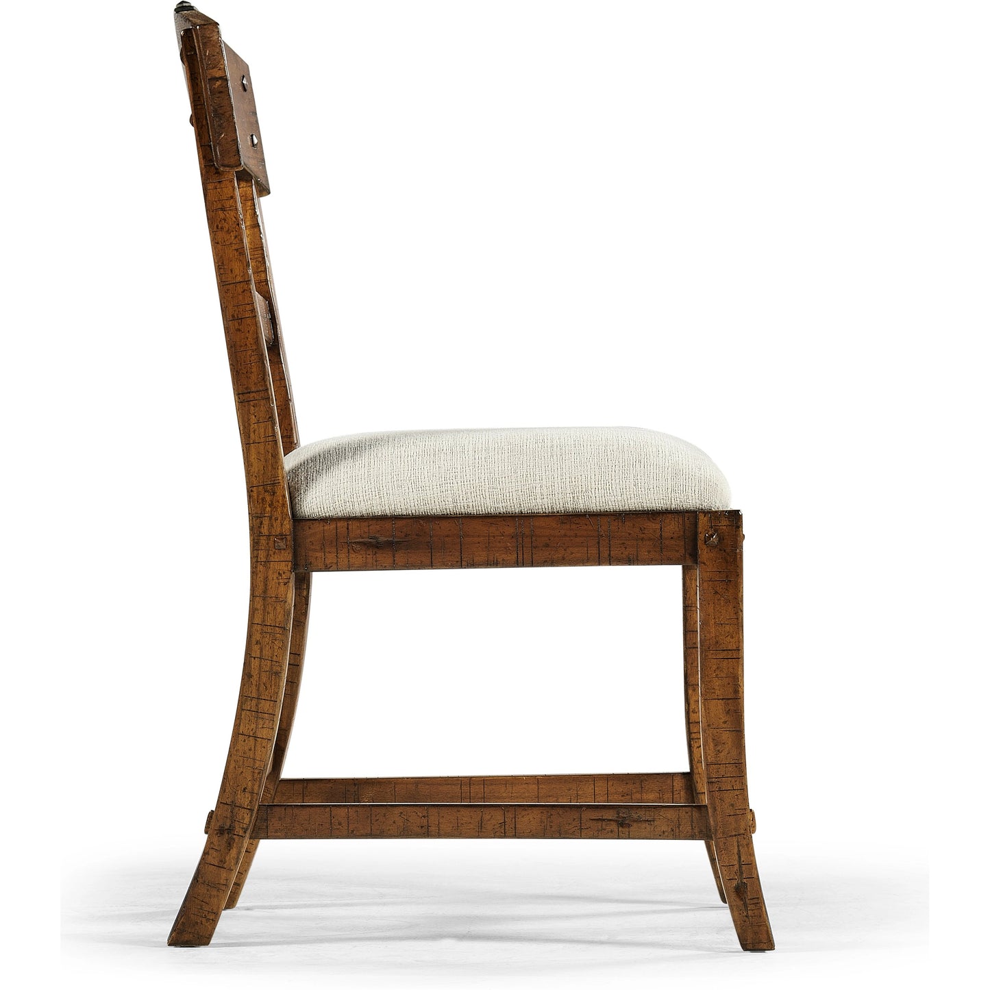 004 SI-1991009 | Additional Silo | Casual Accents Country Walnut Planked Side Chair by Jonathan Charles in country walnut. Made from acacia in a modern style.