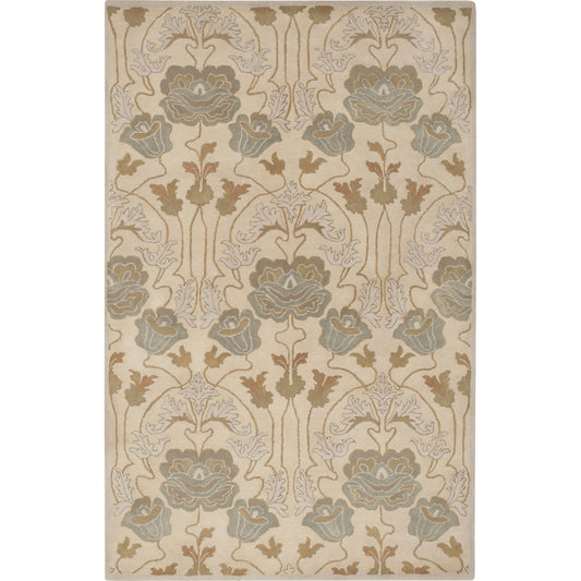Mentone Rug - 12746 by Surya in beige, sage, olive, brown, light gray. Made from 100% new zealand wool in a unique style.