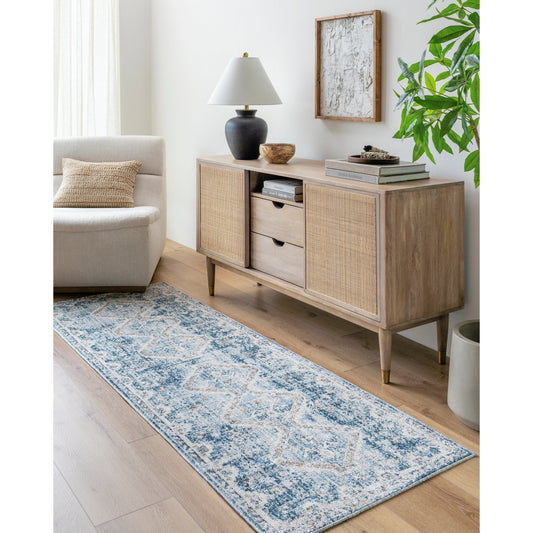 Montreal Rug - 33133 by Livabliss in taupe, dusty sage, teal, cream, gray. Made from main: 100% polyester in a unique style.