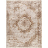Taupe, Gray, Cream, Dark Brown / 7'10" x 10'