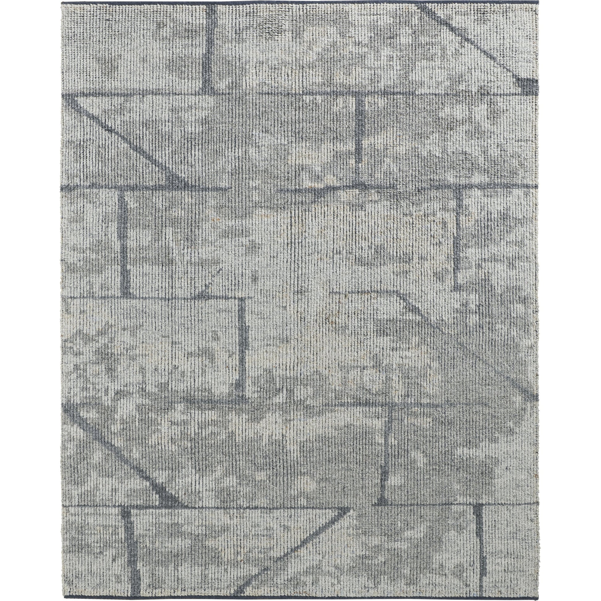 Alford Rug - 6925F by Feizy in gray, silver. Made from wool in a unique style.
