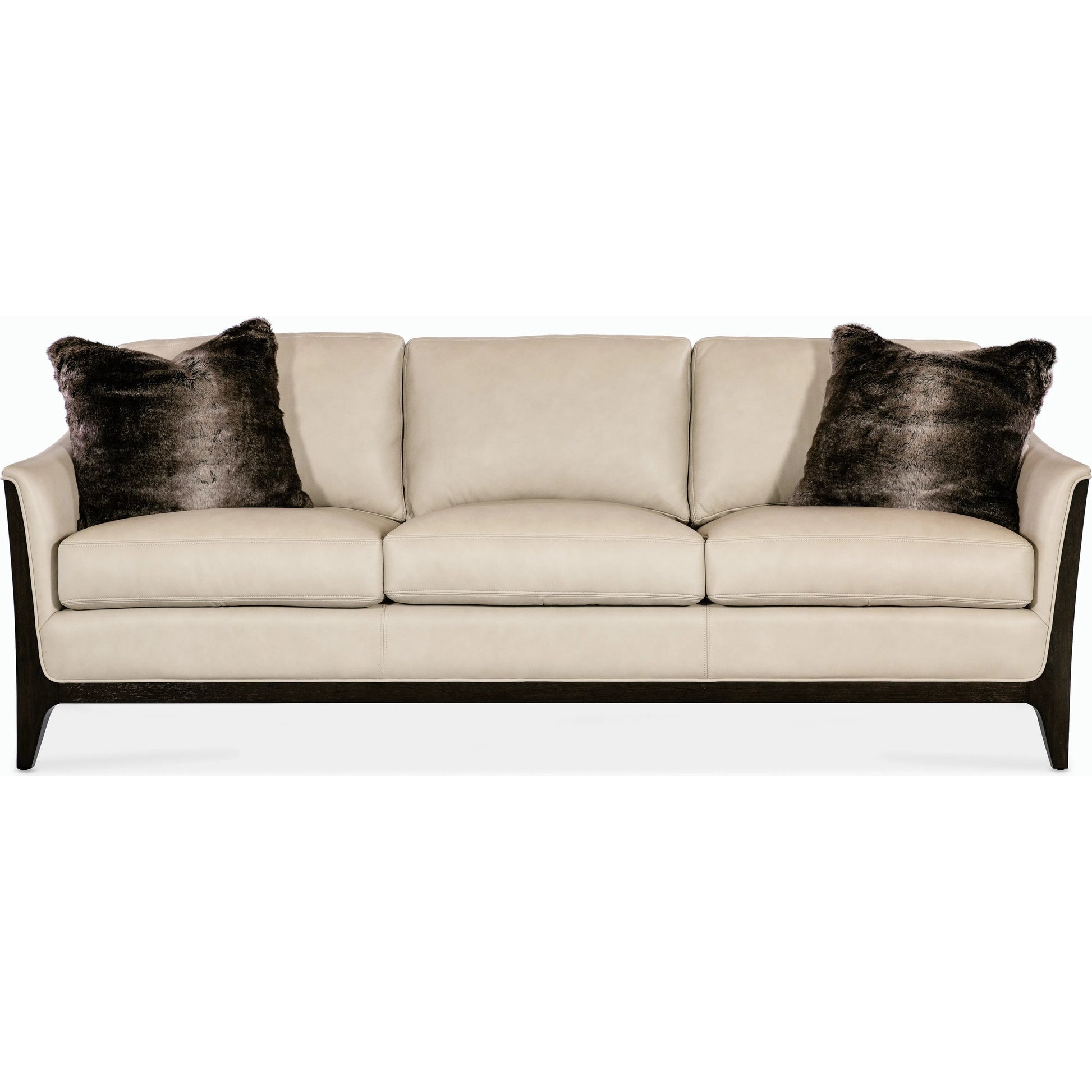 Sophia Sofa by Hooker Furniture in rich cathedral cherry. Made from unique in a modern style.