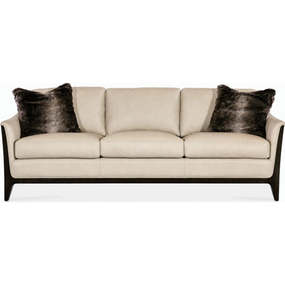 Sophia Sofa by Hooker Furniture in rich cathedral cherry. Made from unique in a modern style.