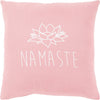 Bright Pink, White / Down Feather / 18" x 18"