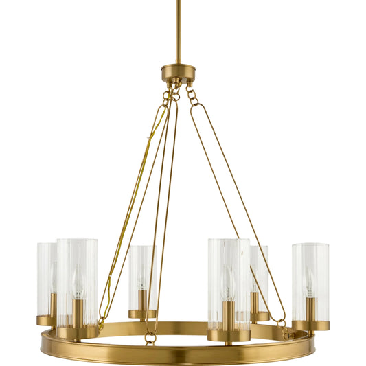 Motovun Chandelier by Livabliss. Made from iron, glass in a modern style.