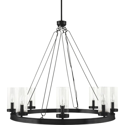 Motovun Chandelier by Livabliss. Made from iron, glass in a modern style.