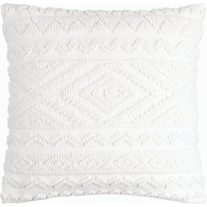 Matthew Accent Pillow - 533787 by Surya in white. Made from polyester, cotton in a modern style.