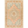 Sage, Tan, Peach, Gray, Beige, Dusty Pink / 2' x 3'