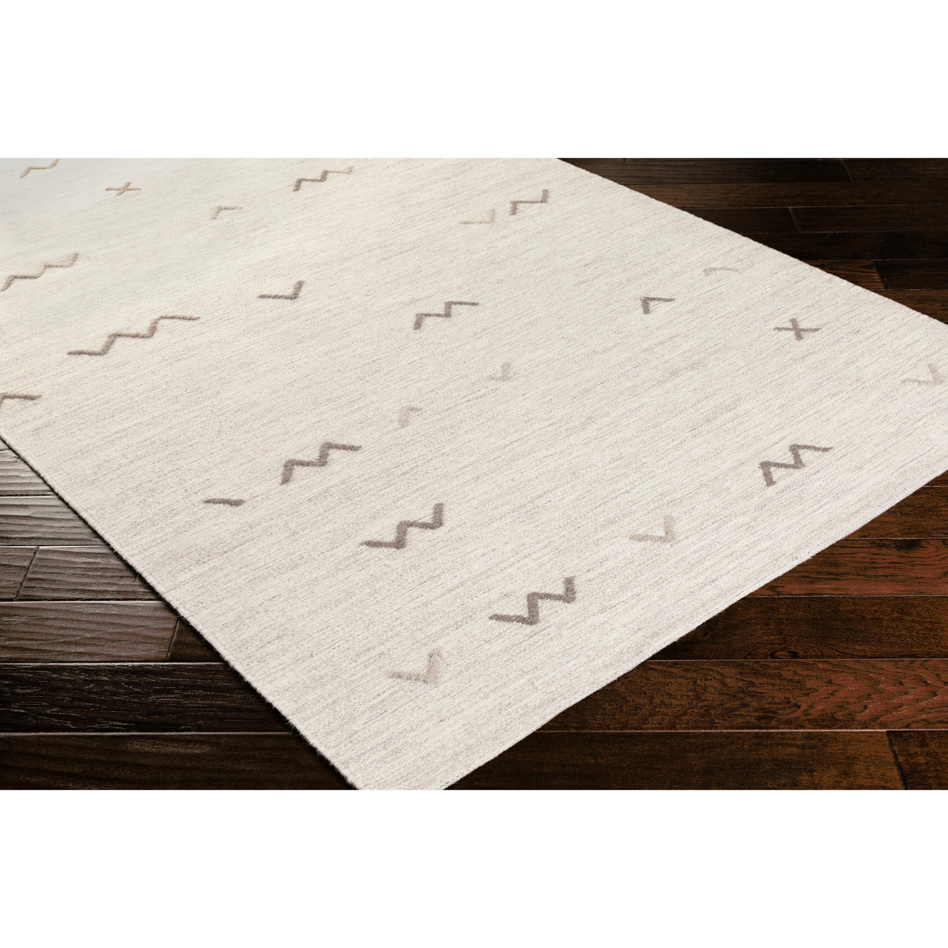 Montezuma Rug - 13125 by Livabliss in light gray, light brown. Made from 20% cotton, 80% wool in a unique style.