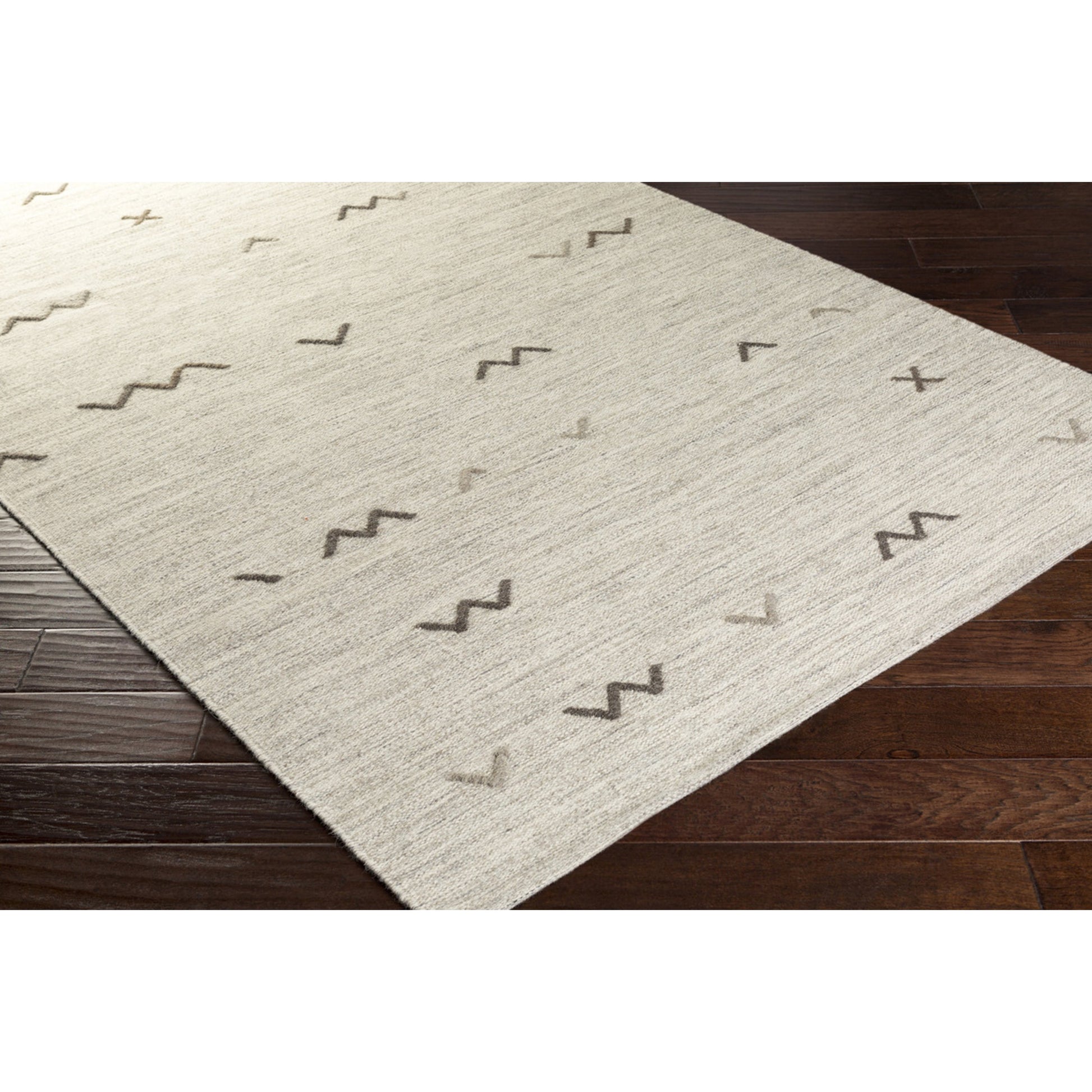 Montezuma Rug - 13125 by Livabliss in light gray, light brown. Made from 20% cotton, 80% wool in a unique style.