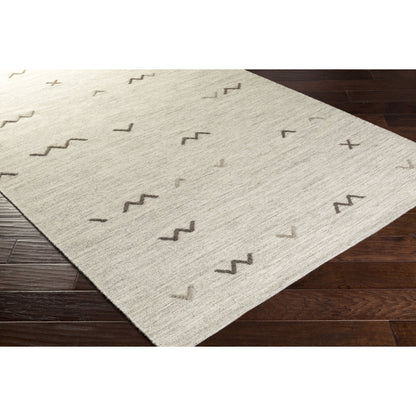 Montezuma Rug - 13125 by Livabliss in light gray, light brown. Made from 20% cotton, 80% wool in a unique style.