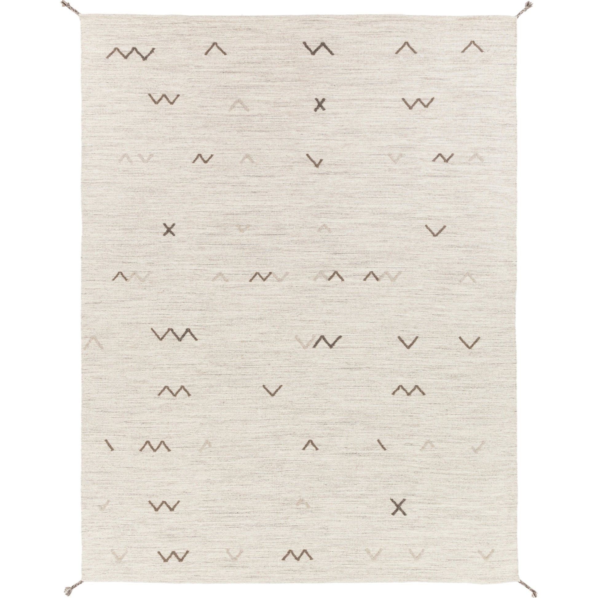 Montezuma Rug - 13125 by Livabliss in light gray, light brown. Made from 20% cotton, 80% wool in a unique style.