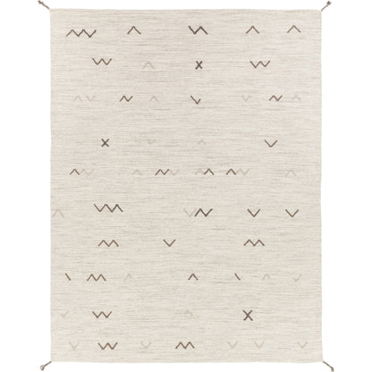 Montezuma Rug - 13125 by Livabliss in light gray, light brown. Made from 20% cotton, 80% wool in a unique style.
