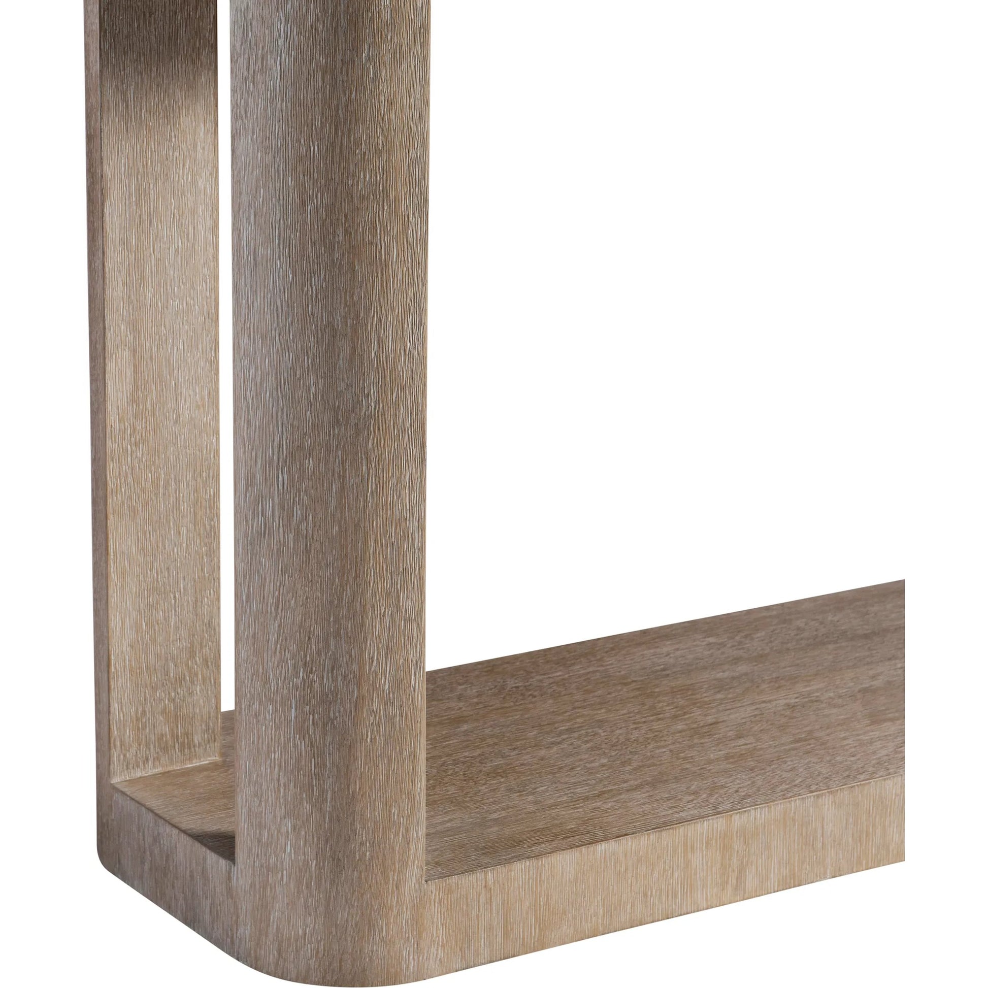 Loggia Console Table by Bernhardt in aria. Made from wood, stone in a transitional style.