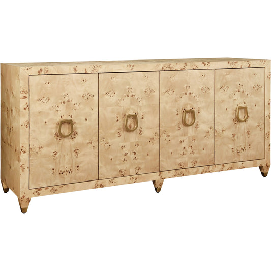 Mulligan Four Door Buffet by Worlds Away. Made from solid wood, mdf in a modern style.