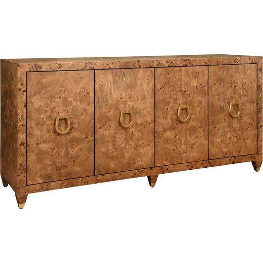 Mulligan Four Door Buffet by Worlds Away. Made from solid wood, mdf in a modern style.