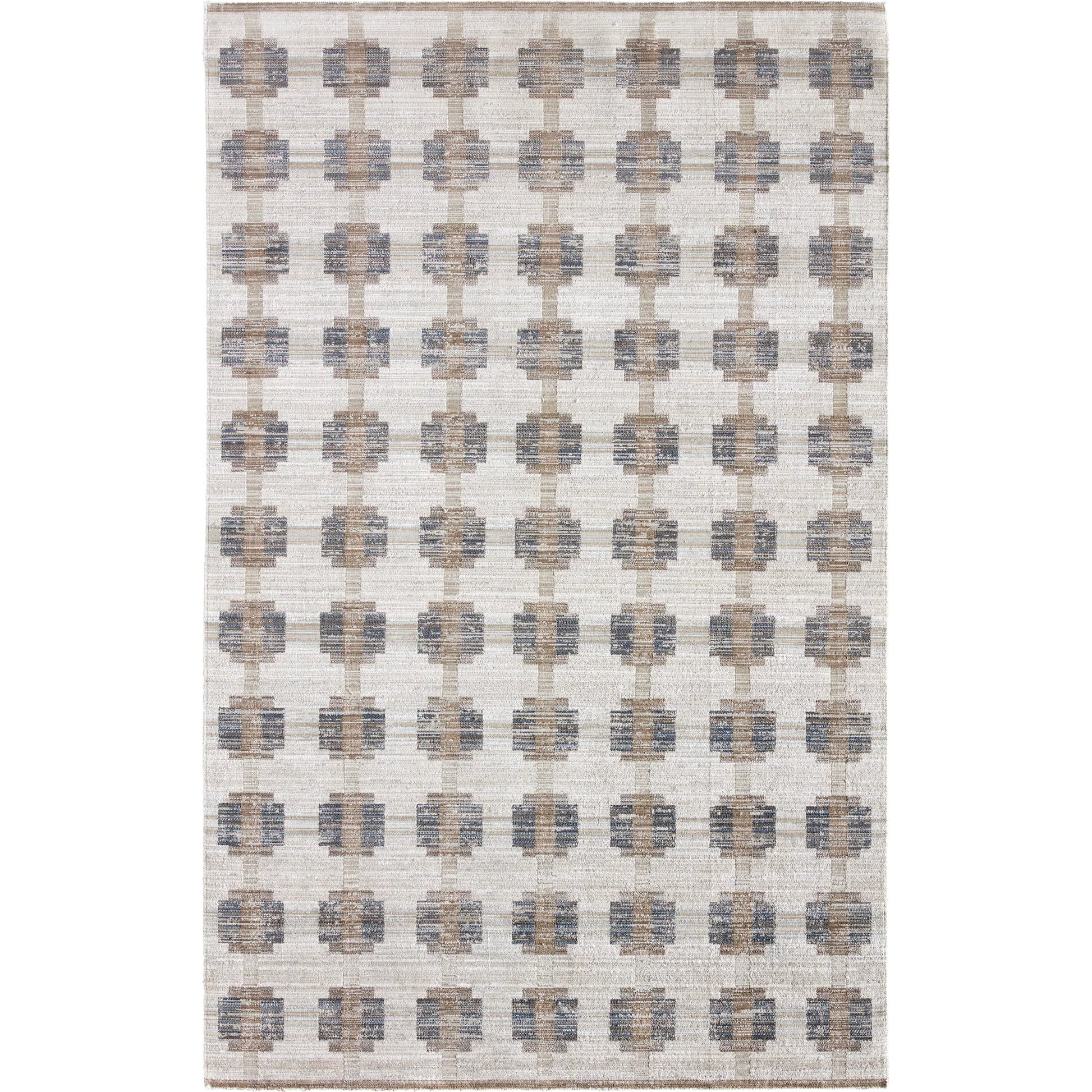 Muted Mosaic MUM02 Indoor/Outdoor Rug by Jaipur Living in blue, gray. Made from 100% polyester in a unique style.