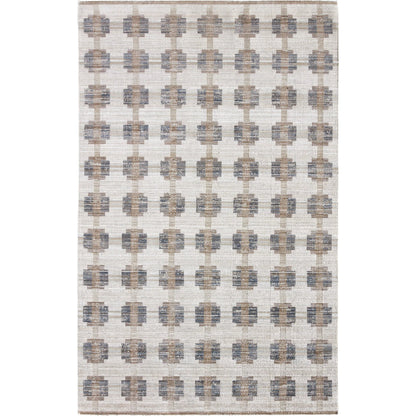 Muted Mosaic MUM02 Indoor/Outdoor Rug by Jaipur Living in blue, gray. Made from 100% polyester in a unique style.