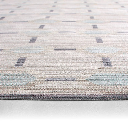 Muted Mosaic MUM03 Indoor/Outdoor Rug by Jaipur Living in blue, gray. Made from 100% polyester in a unique style.
