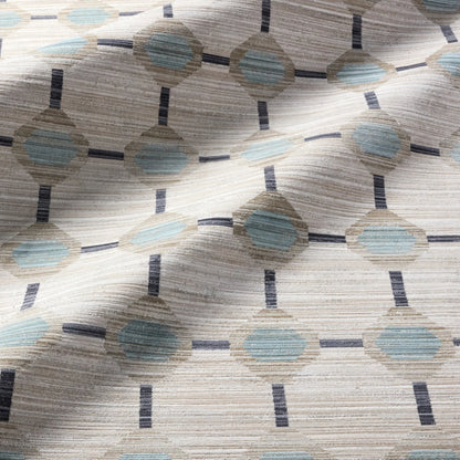 Muted Mosaic MUM03 Indoor/Outdoor Rug by Jaipur Living in blue, gray. Made from 100% polyester in a unique style.