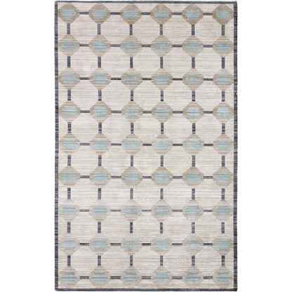 Muted Mosaic MUM03 Indoor/Outdoor Rug by Jaipur Living in blue, gray. Made from 100% polyester in a unique style.